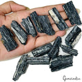13Pc Lustrous Black Tourmaline w/ Feldspar From Erongo Mountain Namibia 200 Gram