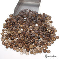 460 Pcs Natural Smoky Quartz 5-13mm Round Cabochon Loose Gemstones Lot~1350 Cts