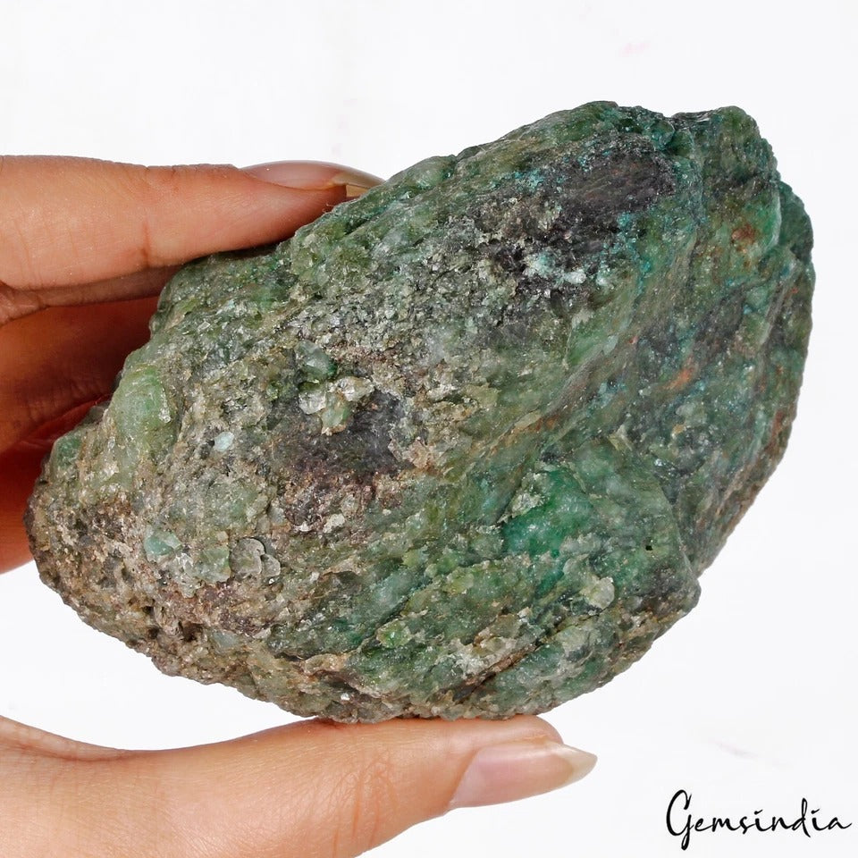 3560 Ct Natural Brazilian Green Emerald Raw Rough Rock Crystal Minerals Huge Gem