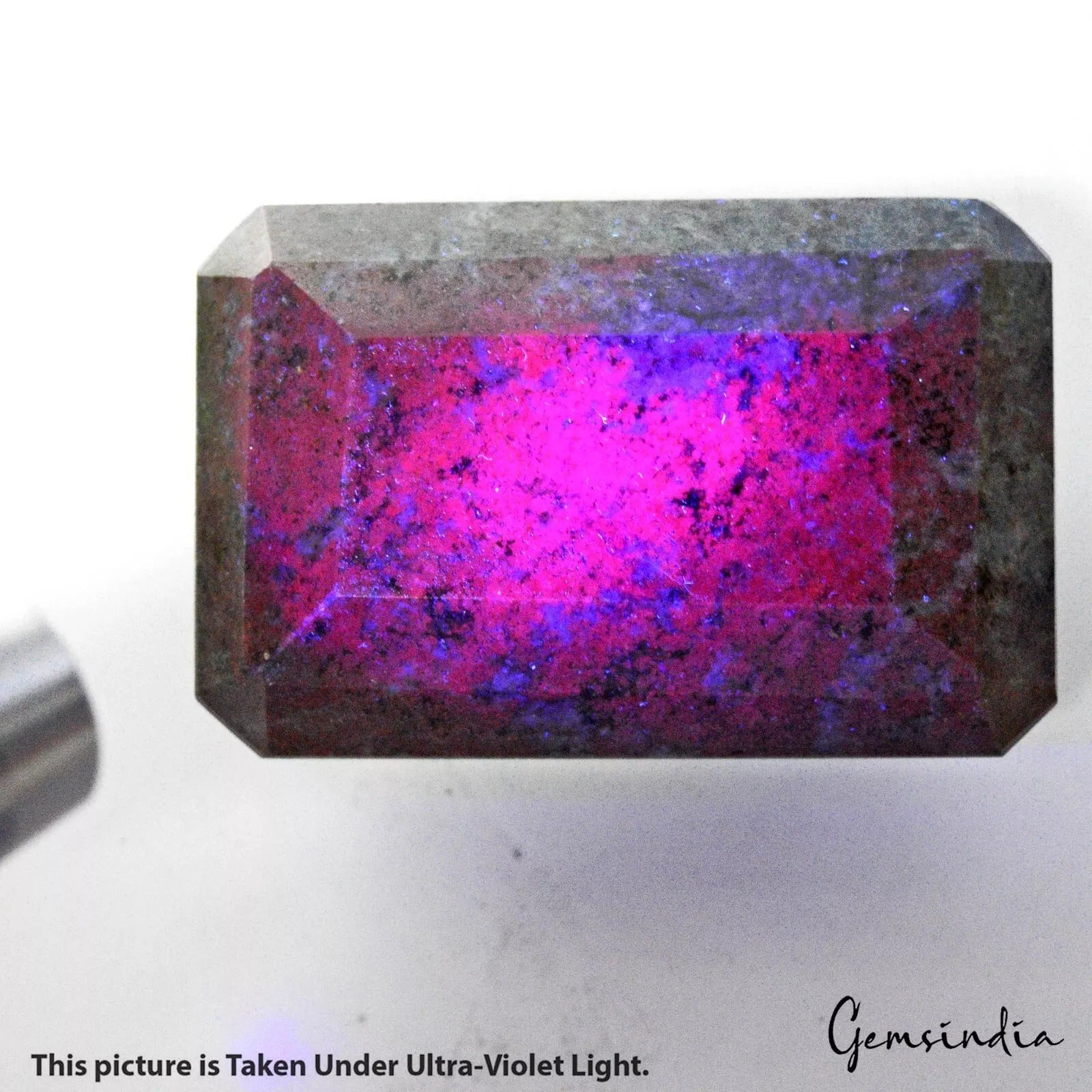 Certified 4700 Cts Natural Red Blue Ruby Kyanite Octagon Cut Huge Size Loose Gem