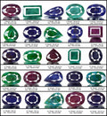 7251 Ct Natural Ruby Emerald Sapphire Mix Cut Loose Wholesale Gemstones~25 Pcs
