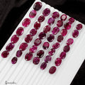 300 Ct Natural Dark Pink Beryl Oval Faceted Loose Wholesale Gemstones Lot 44 Pcs