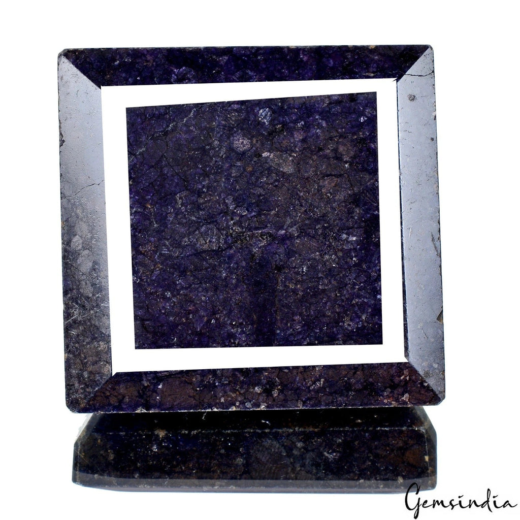 1500 Cts Natural African Dark Blue Sapphire Octagon Faceted Cut Loose Huge Gem
