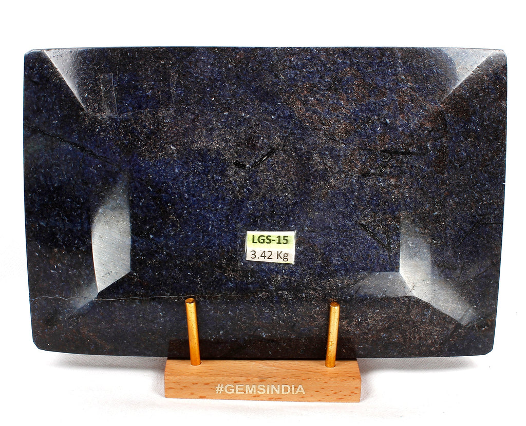 3.4 Kilo Natural Blue Sapphire Large Museum Size Top Grade Madagascar Gemstone