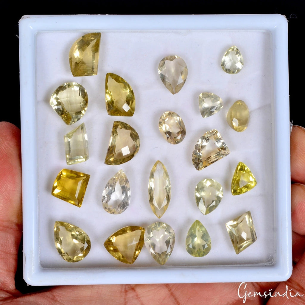 Citrine Loose Gemstone, Untreated — 9mm to 19mm, 111.80 Ct, Brazil