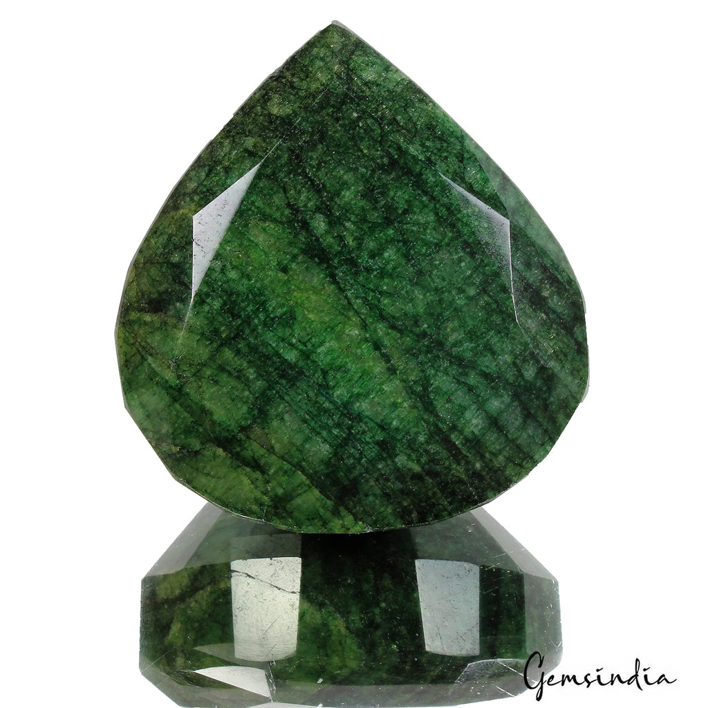 1360 Cts Natural Green Emerald Pear Cut Huge Earth mined Museum Size Gemstone