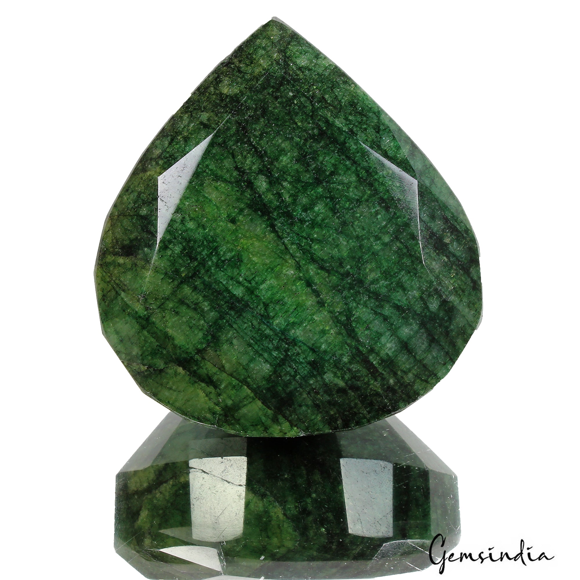 1360 Cts Natural Green Emerald Pear Cut Huge Earth mined Museum Size Gemstone
