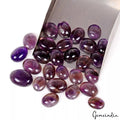 27 Pcs Natural Amethyst/Ametrine Oval Cabochon Loose Untreated Gemstones 81.15Ct