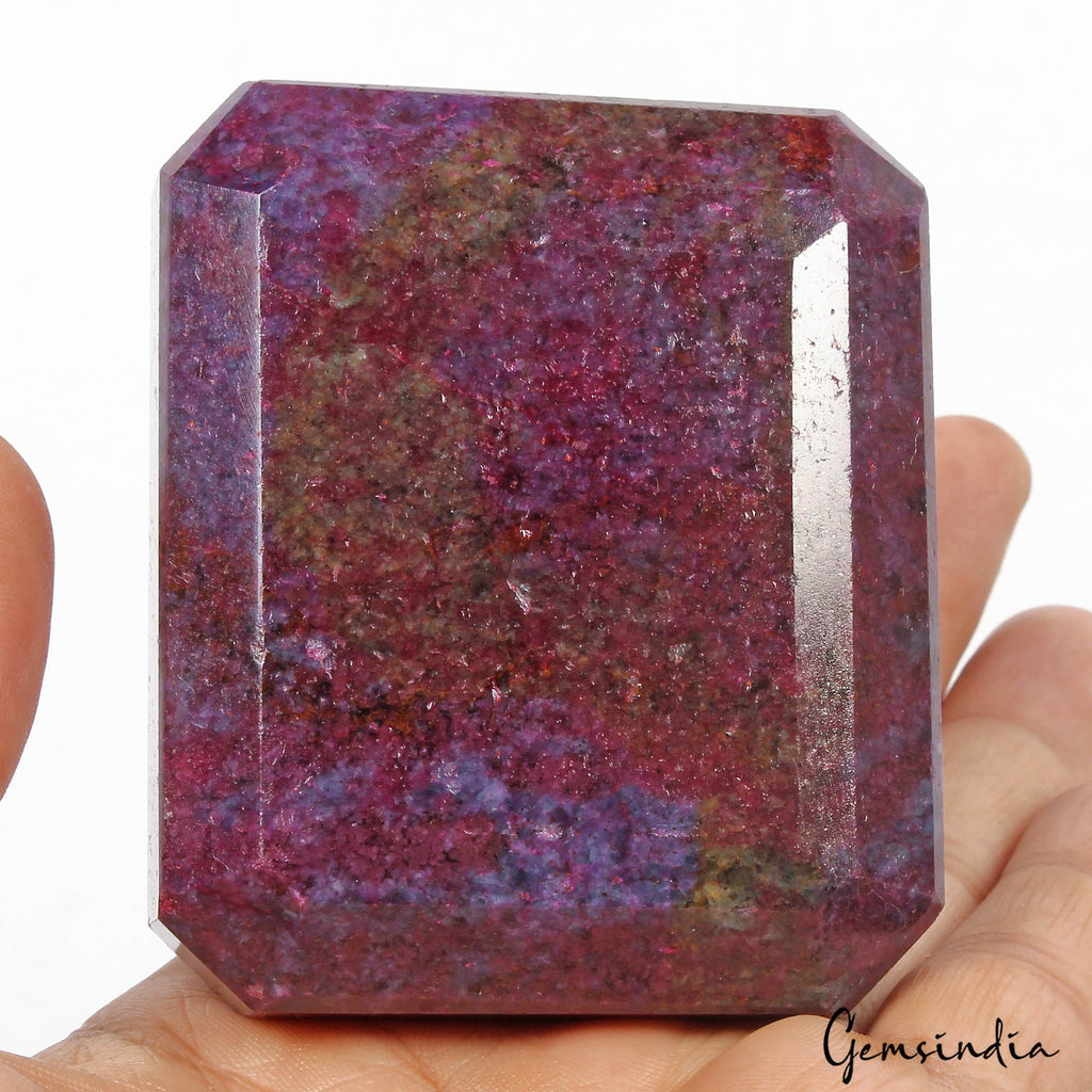 2340 Cts Natural African Red Ruby Octagon Cut Earth Mined Loose Huge Size Gem