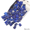 700 Ct/53 Pcs Natural Blue Lapis Lazuli Gold Flecks Rectangle Cab Wholesale Gems
