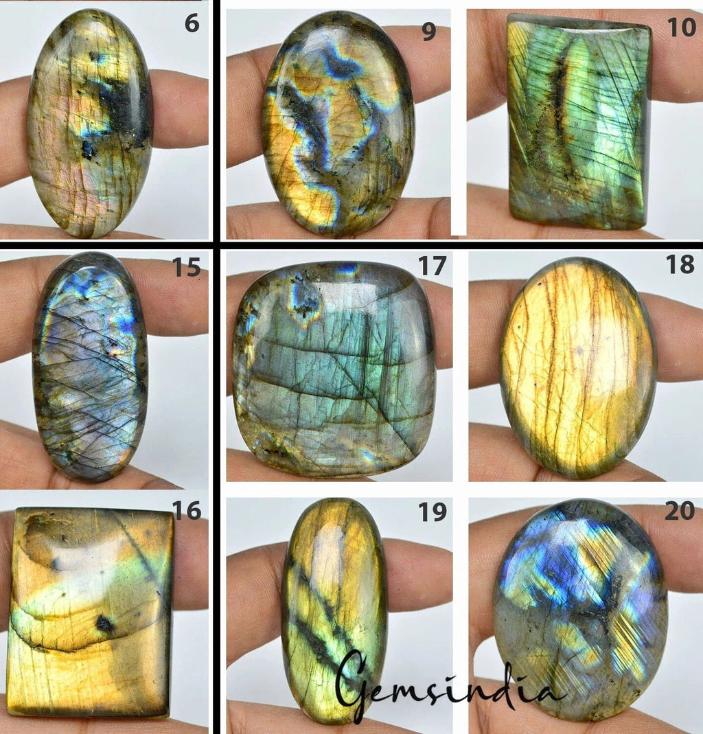 2130 Ct Natural Untreated Green Blue Labradorite Mix Cab Loose Gems For Pendant
