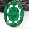 Emerald Loose Gemstone, Color Enhanced, Green — 59x46x32mm, 700 Ct, Brazil