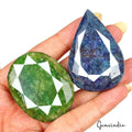 Natural Blue Sapphire & Green Emerald Mix Cut Earth Mined 460 Cts Loose Gems Lot
