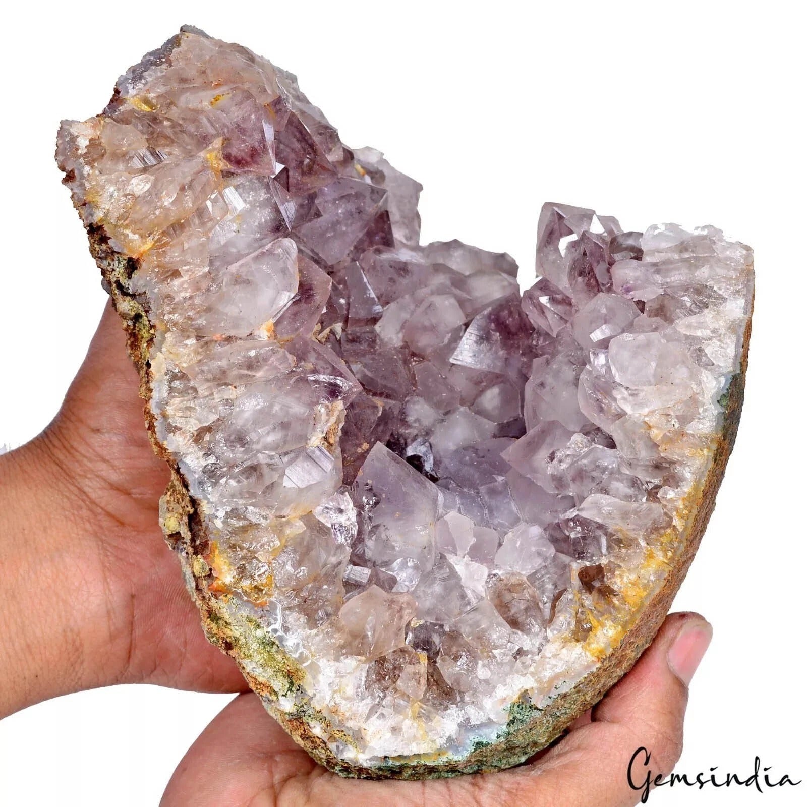 2.5 Kilo Raw Natural Amethyst Druzy Cluster Crystal Display Specimen Huge Gem