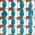 1410 Ct Natural Spiderweb Blue Turquoise Mix Cab Loose Wholesale Gems Lot 16 Pc