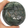3040 Ct Natural Green Brazilian Emerald Uneven Round Carving Museum Size Gems