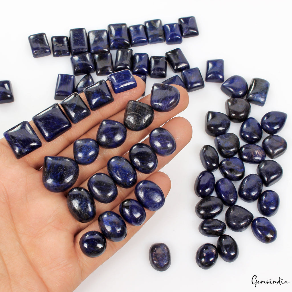 1000 Ct Natural Blue Sapphire Mix Cab 12mm- 19mm Loose Wholesale Gemstones Lot