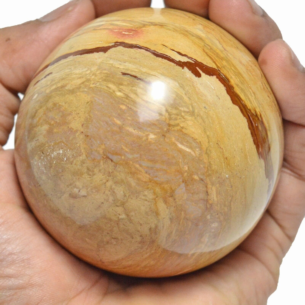 Picture Jasper Sphere, Untreated — 2.75 Inch, 0.500 Kg (2500 Ct)