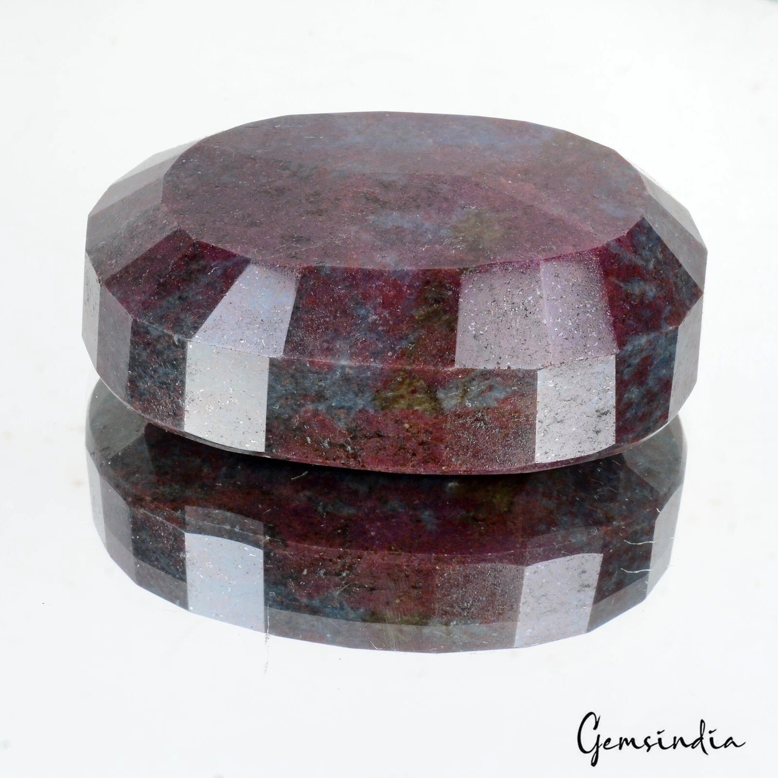 1940 Ct Natural Untreated Ruby Kyanite Oval Cut Faceted Earth Mined Huge Gems