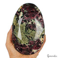 Natural Ruby Zoisite 2.4 Kg Earth Mined Rose Oval Cut Museum Grade Rare Gemstone