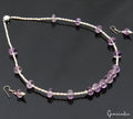 Amethyst Necklace, Purple — 5mm to 13mm, Madagascar