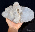 Quartz Geode Crystal Cluster Raw Mineral Display Specimen Sparkle Stone 1.5 kilo
