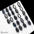 250 Cts/23 Pcs Natural Blue Sapphire Oval Faceted Loose Calibrated 20x10mm Gems