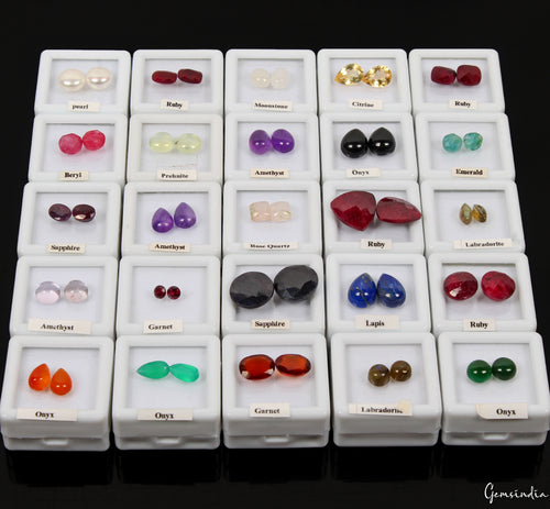 Amethyst Lot, Loose Gemstone — 50 Pieces, 4mm to 14mm, 133.20 Ct