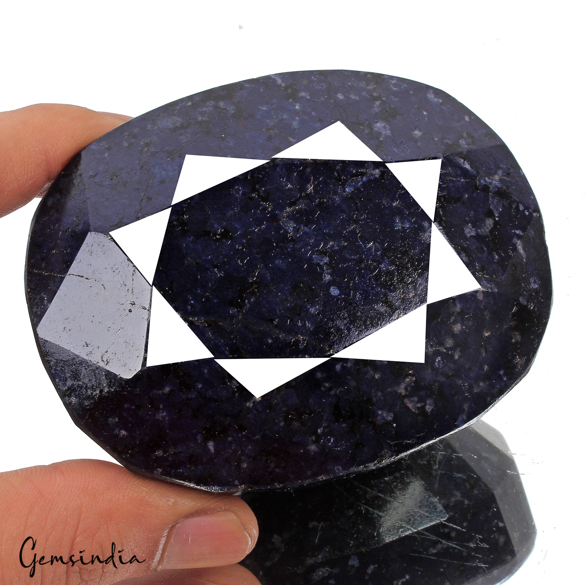 2600 Ct Natural Blue Sapphire Oval Faceted Rare Huge Museum Size Loose Gemstone