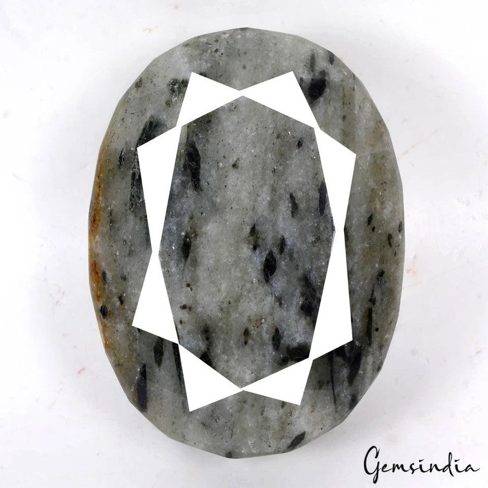 2550 Ct Natural Rutilated Quartz w/ Black Needle Untreated Loose Museum Size Gem
