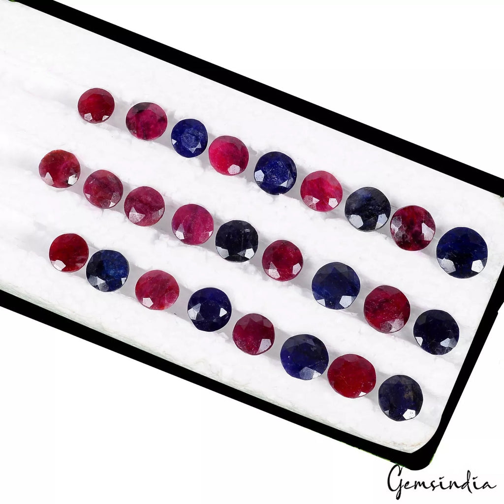 Ruby Lot, Loose Gemstone, Red — 26 Pieces, 10mm to 13mm, 228.90 Ct, Madagascar