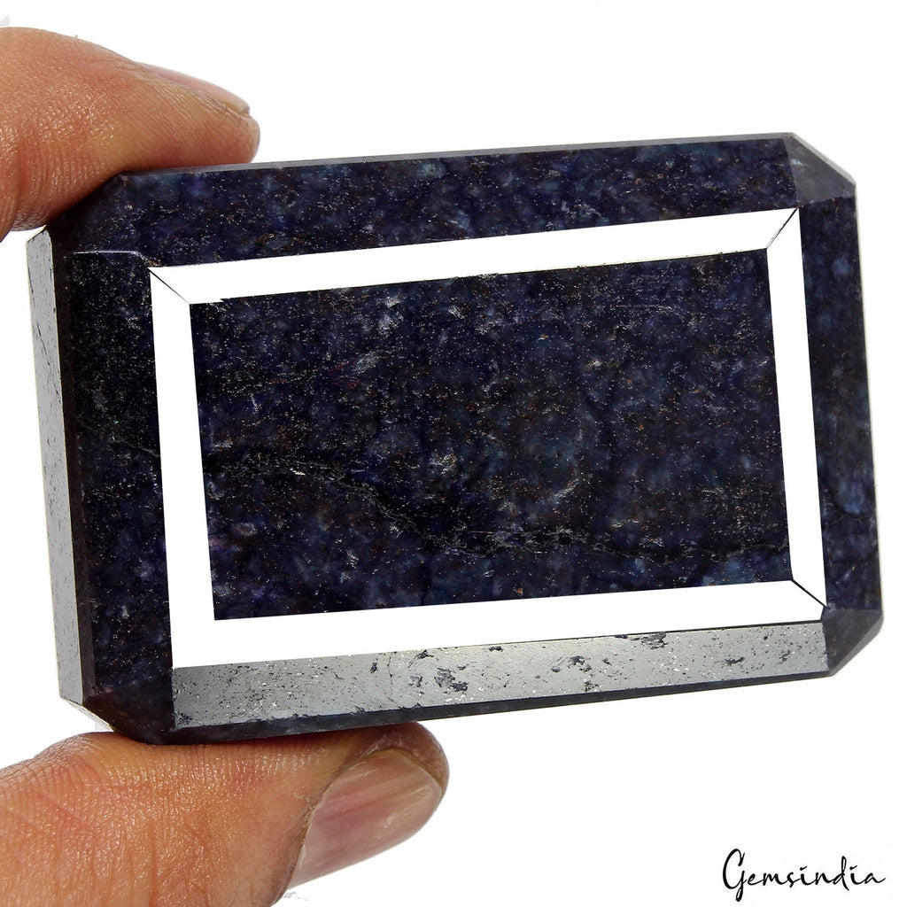 1730 Ct Natural Blue Sapphire Octagon Cut Faceted Earth Mined Huge Size Gemstone