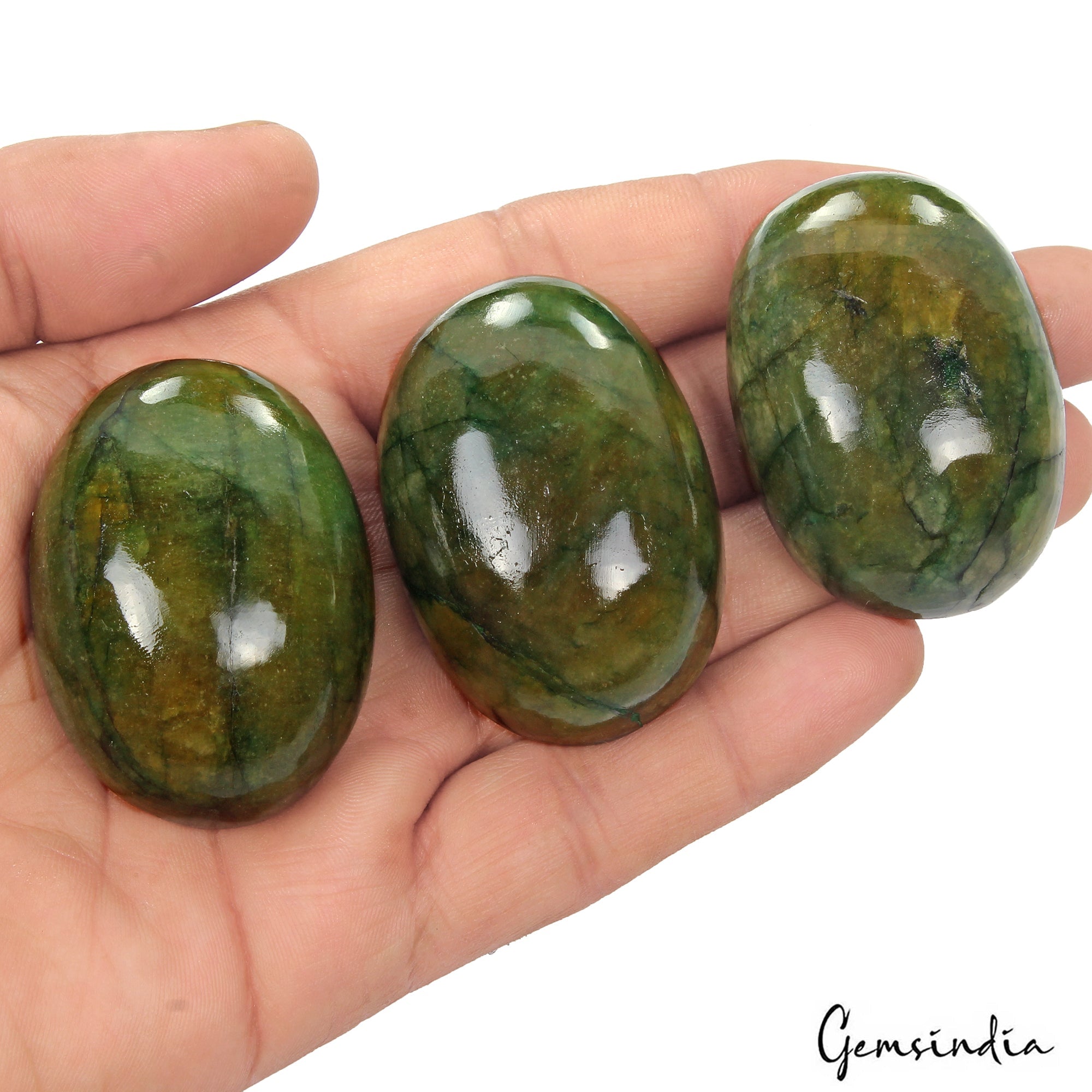 870 Ct Natural Brazilian Green Emerald Oval Cab Earth Mined Huge Size Gems Lot