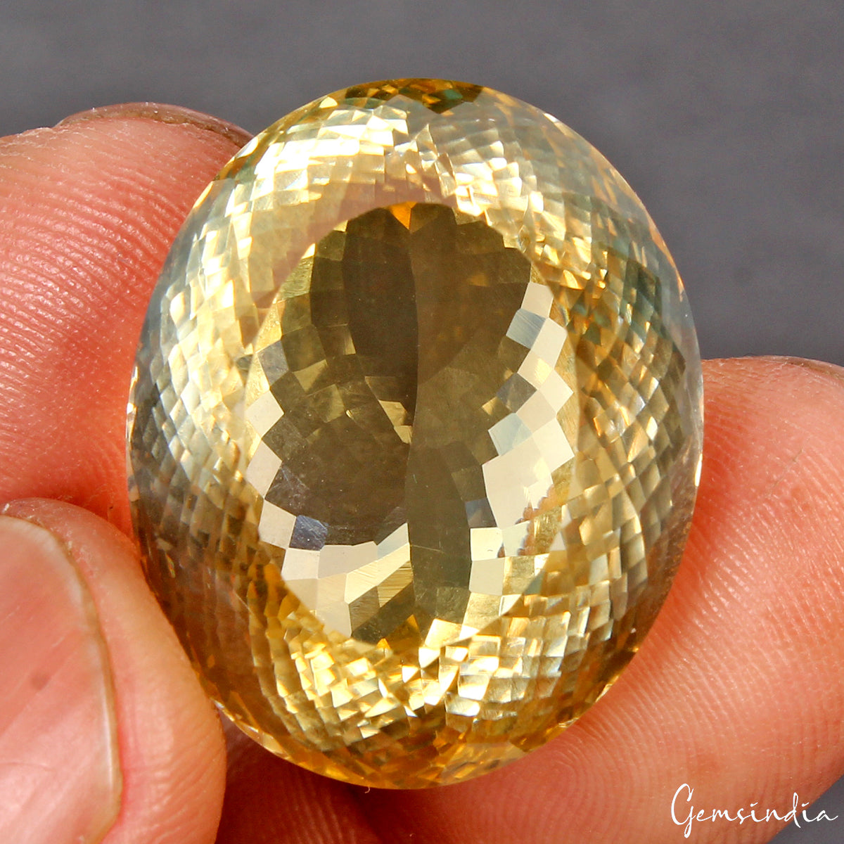 48.10 Cts VVS Natural Citrine AAA Yellow Huge Oval Cut Loose Dazzling Gemstone