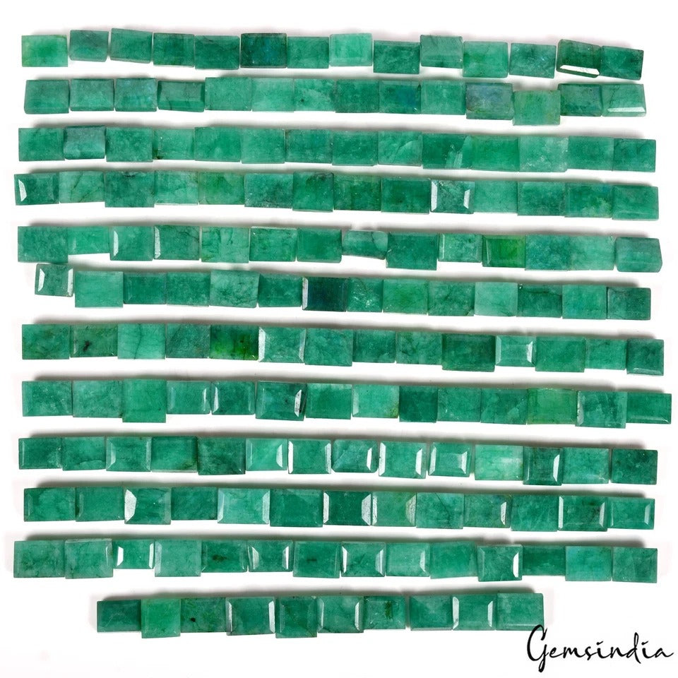 Natural 2500Ct Fine Cut Colombian Green Emerald Best Loose Gemstone Lot for Ring