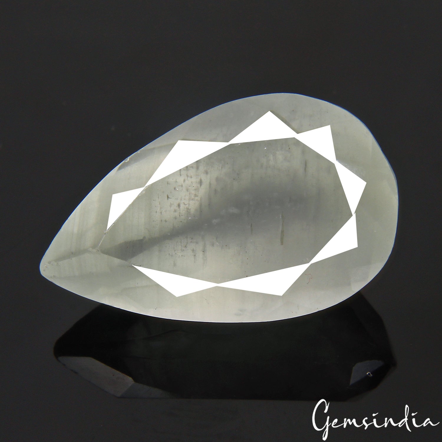 27.10 Ct Natural Untreated Aqua Blue Aquamarine Pear Cut Loose Gemstone, Brazil