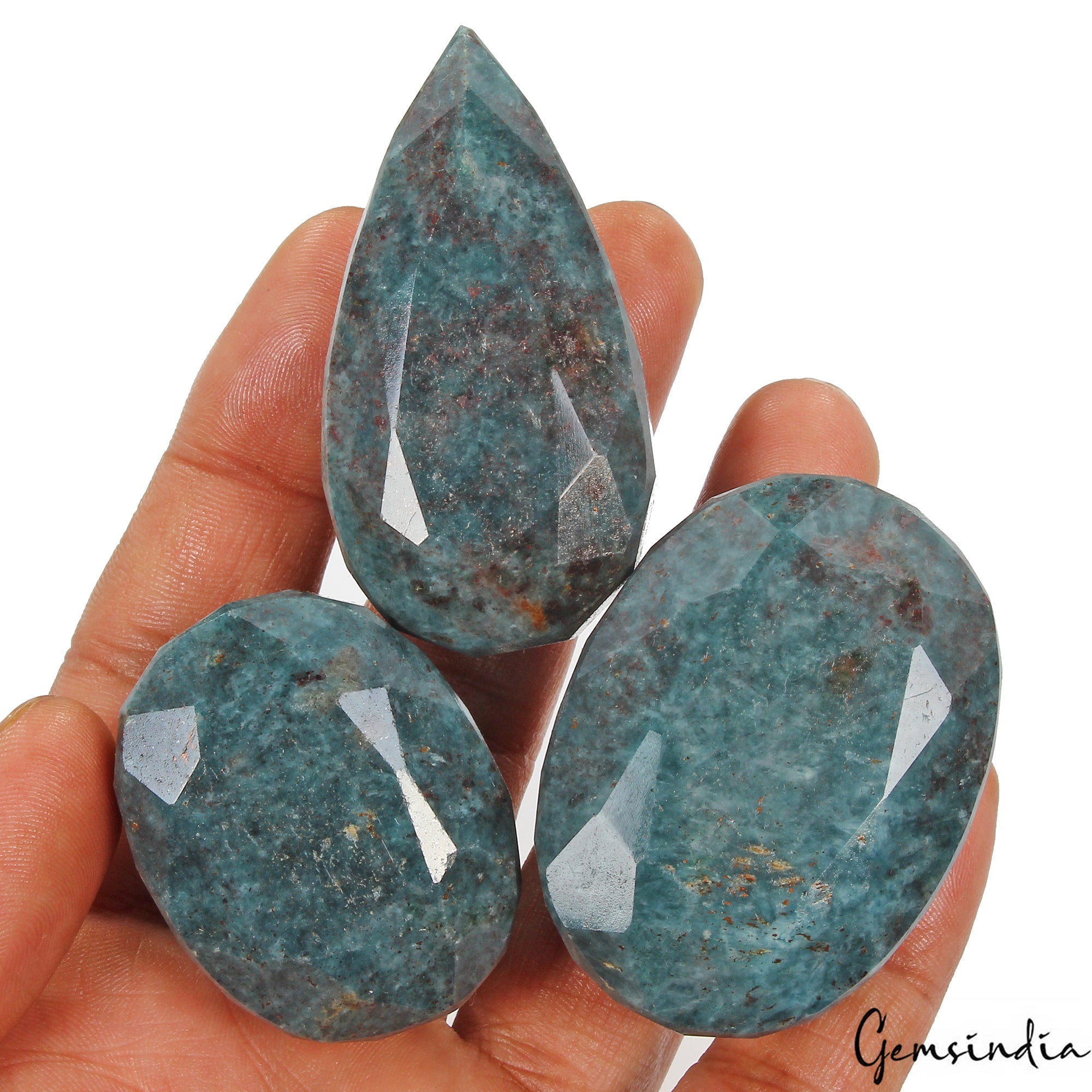 1330 Cts/3 Pcs Natural Untreated Blue Kyanite Mix Faceted Earth Mined Loose Gem
