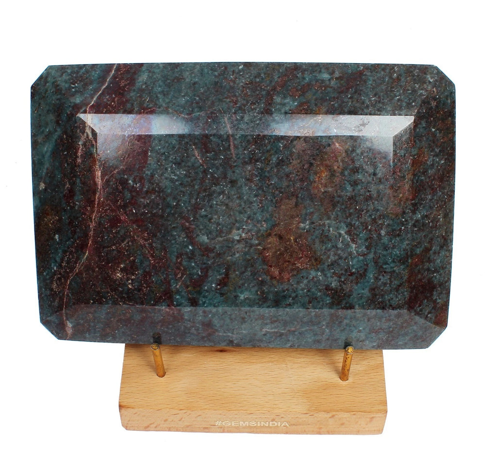 Ruby Loose Gemstone, Octagon Cut, Untreated — 7.5x5.25x3 Inches, 26500 Ct (5.3 Kg), Madagascar