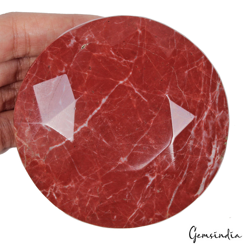 1900 Cts Natural Untreated Red Jasper Round Cut Huge Size Loose Madagascar Gem