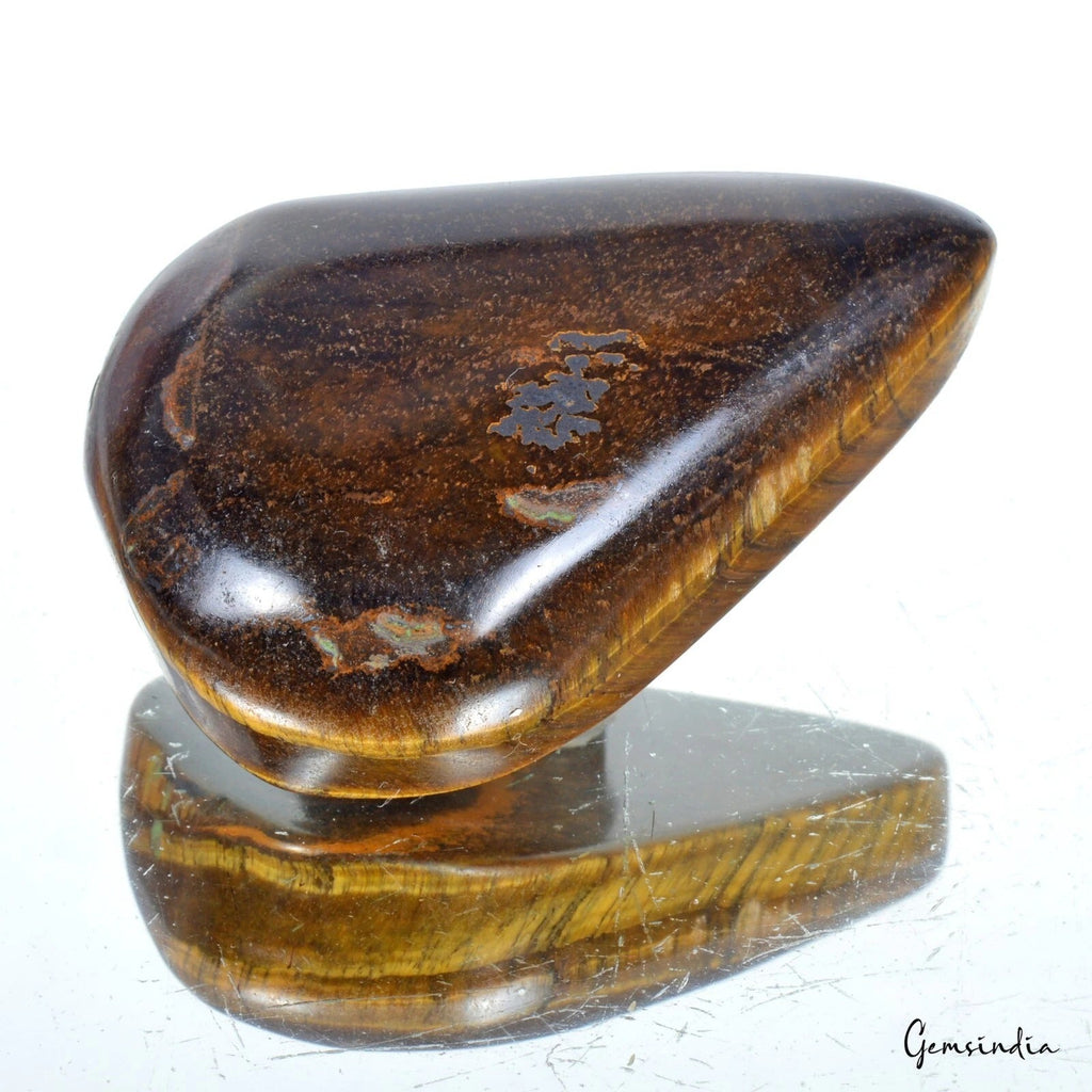 550 Cts Natural Untreated Brown Tiger Eye Pear Cab Loose Huge Size Smooth Gem