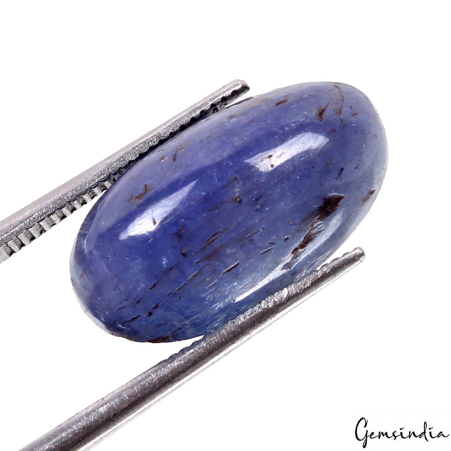 Certified 9.80 Cts Natural Blue Tanzanite Oval Cabochon Loose Unheated Gemstone