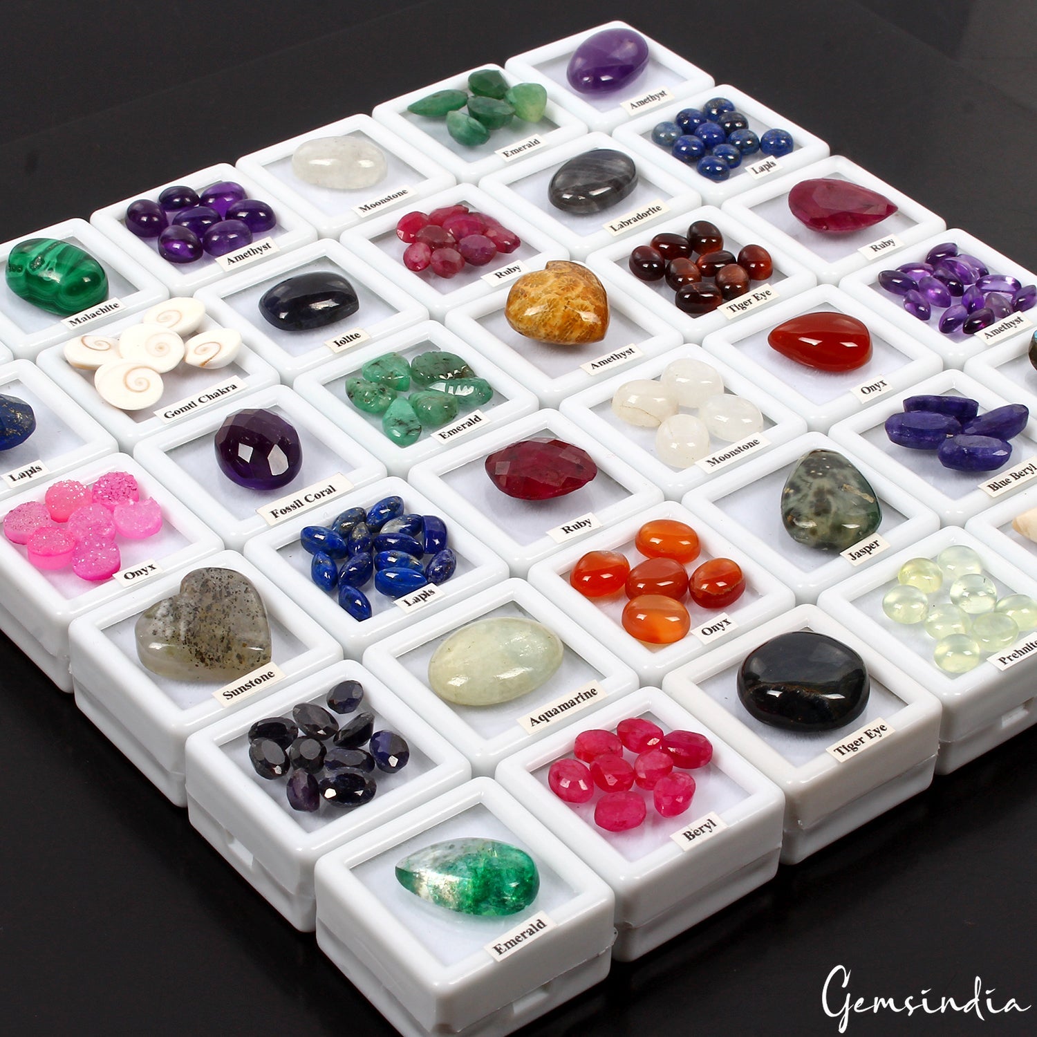 156Pcs Estate Genuine Semi Precious Loose Mix Cut Multi Gemstones Lot Collection