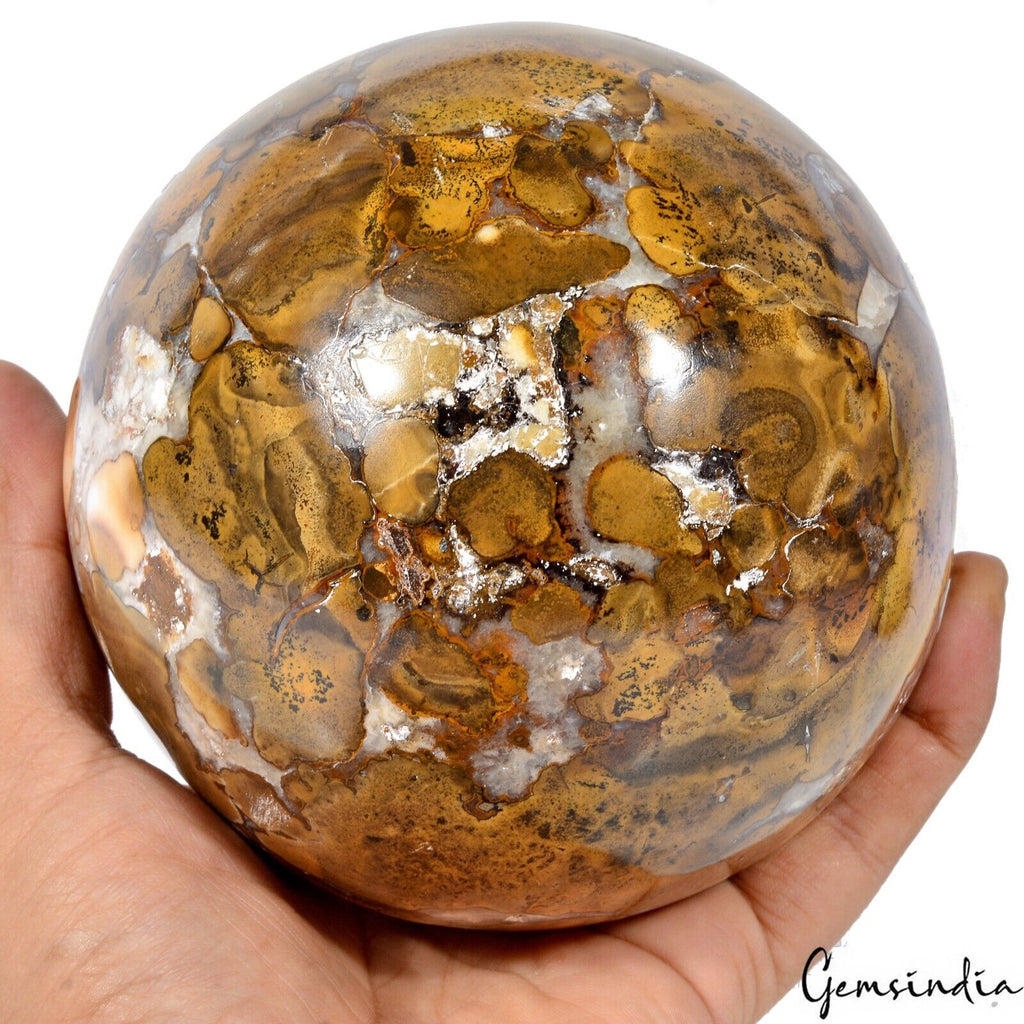 Ocean Jasper Sphere — 4.5 Inch in diameter, 2.32 Kg (11600 Ct), Madagascar
