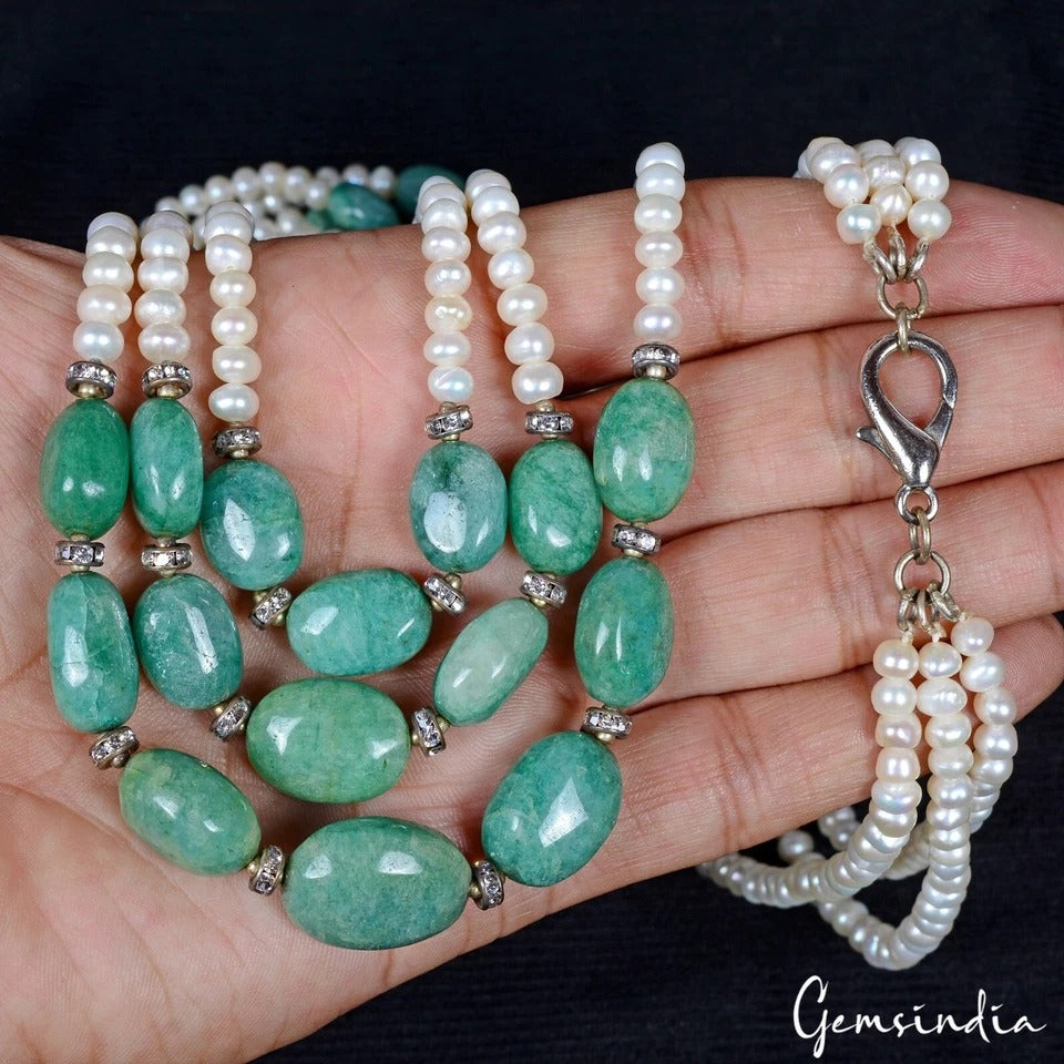 Emerald Necklace — 05mm to 20mm, 790 Ct
