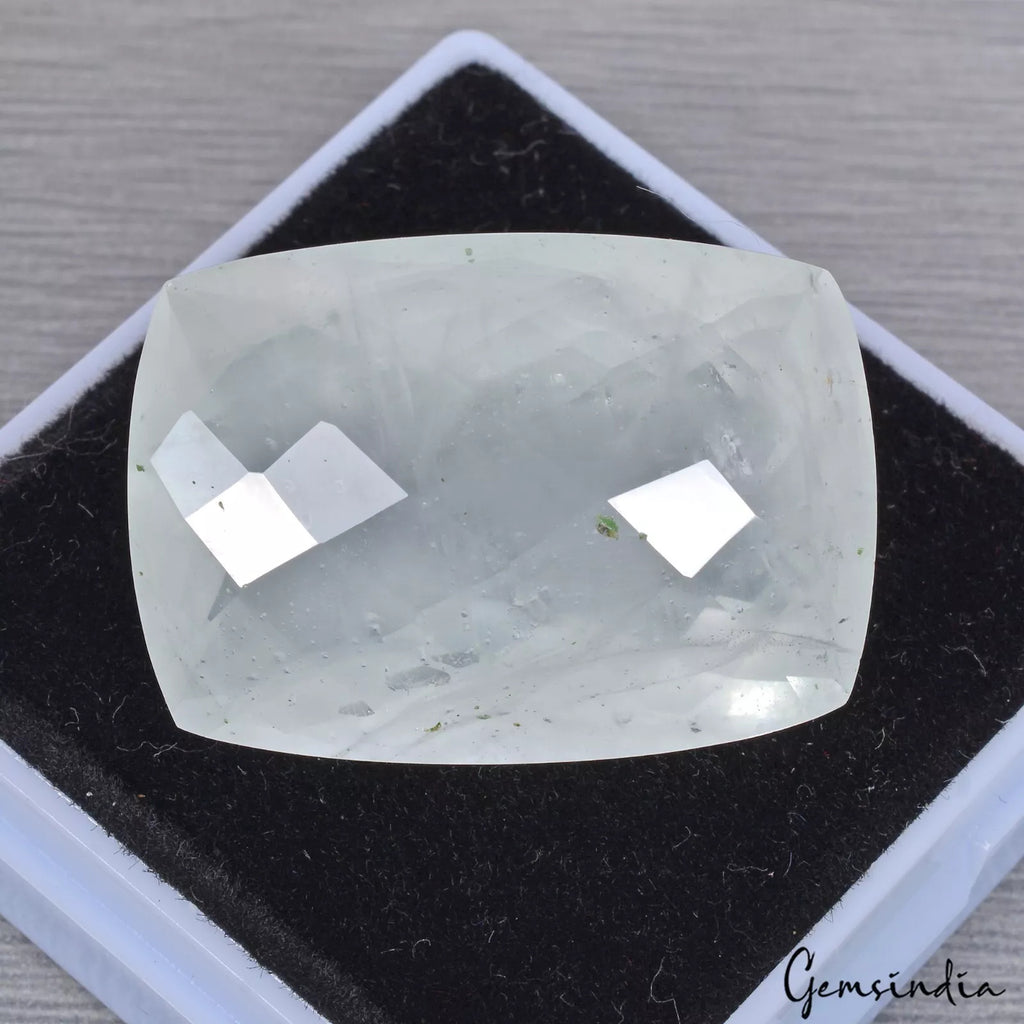 Aquamarine Loose Gemstone, Untreated — 28x20x13 mm, 50.20 Ct, Brazil