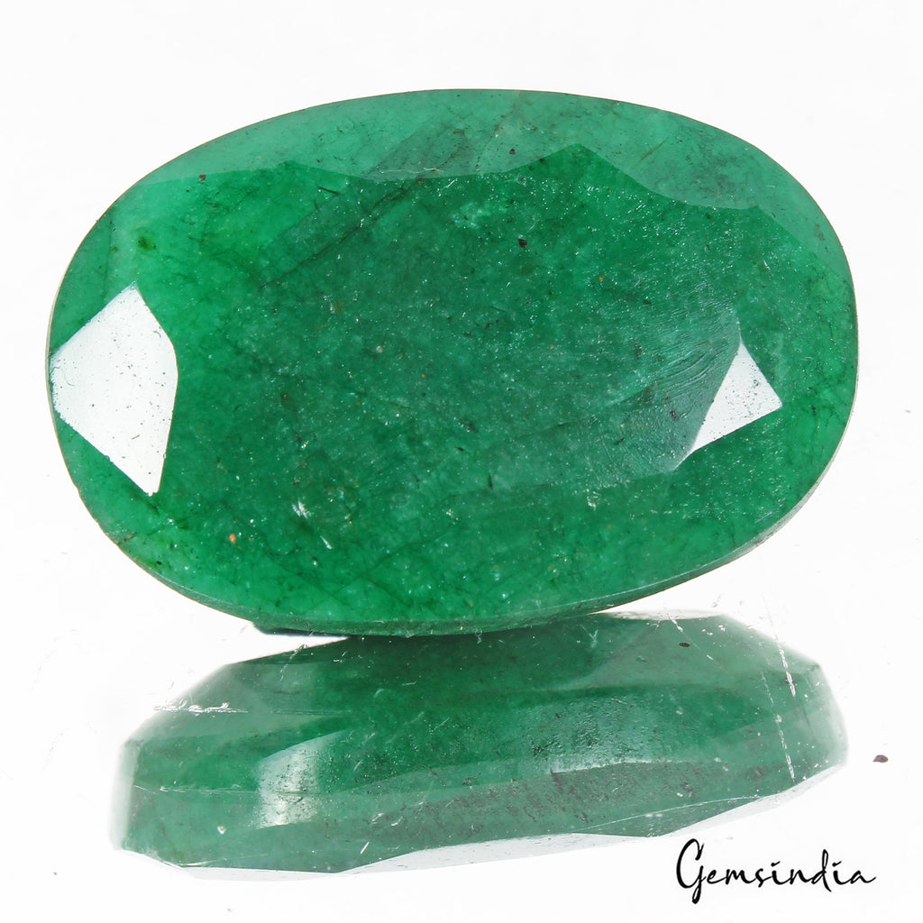 Certified 75.50 Cts Natural Brazilian Top Green Emerald Oval Cut Gem For Pendant