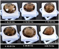 6 Pcs Natural Smoky Quartz 28-33mm Certified Mix Cut Loose Gemstones 493.20 Ct