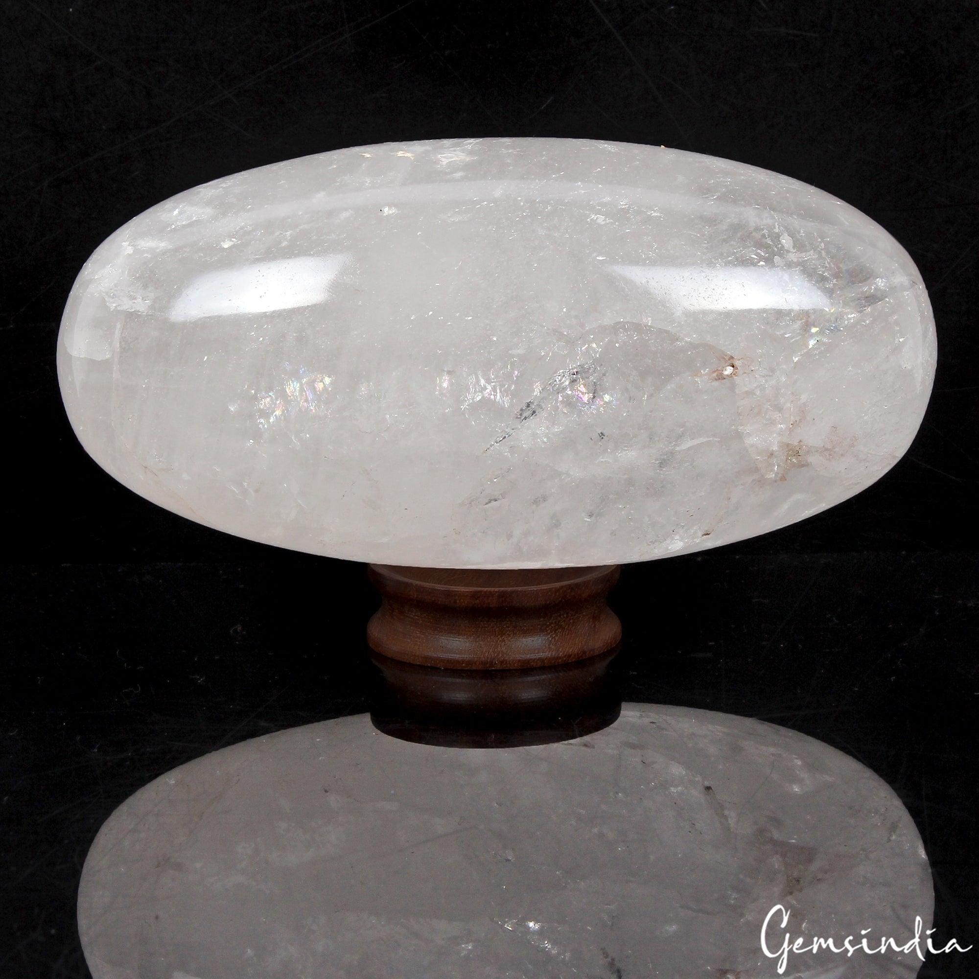 3620 Ct Natural Untreated White Quartz Healing Crystal Reiki Egg Gems With Stand