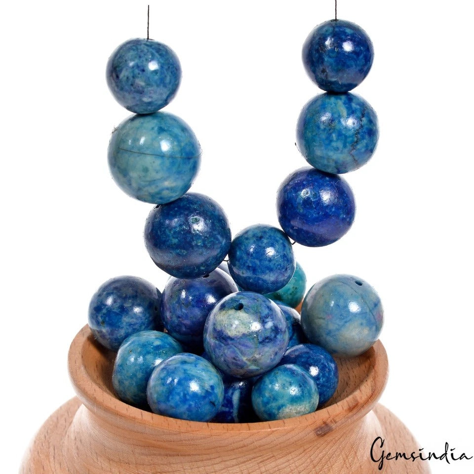 Lapis Lazuli Beaded Strand, Blue — 11mm to 16mm, 350 Ct, Afghanistan