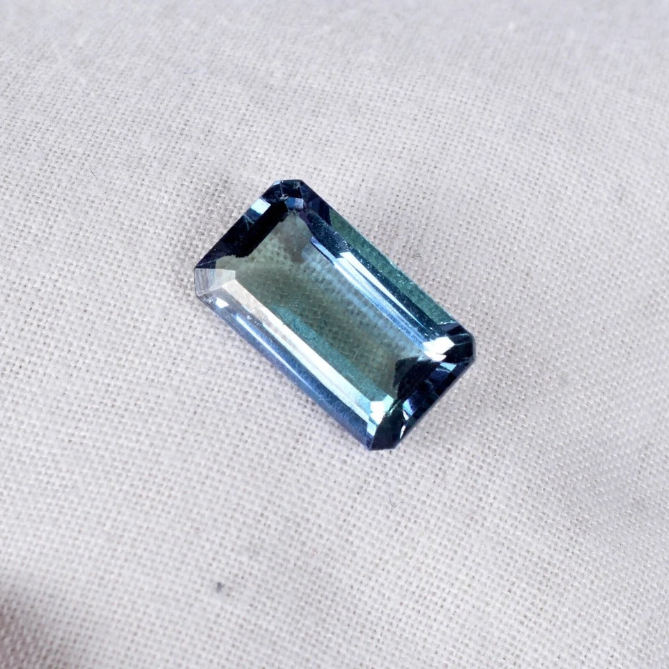 TANZANITE 4.80ct FLAWLESS SPARKLING NATURAL BEST BLUE GREEN EARTH MINED GEMSTONE